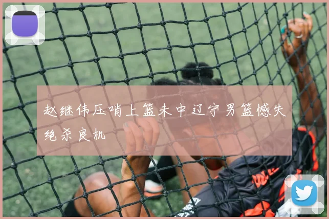 赵继伟压哨上篮未中辽宁男篮憾失绝杀良机